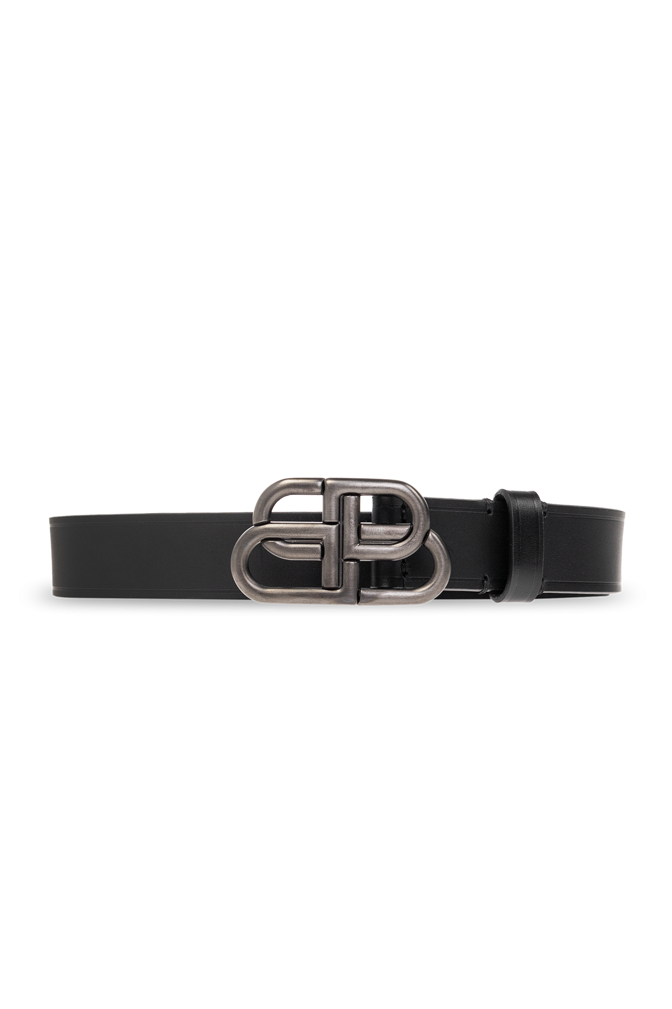 Balenciaga Leather belt with logo | Women's Accessories | Vitkac